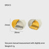 Wholesale Women's Stainless Steel Heart Geometric Real Gold Plated Earrings