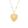 Wholesale Women's Stainless Steel Heart Shape Pendant Clavicle Chain Necklace