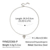 Wholesale Women's Stainless Steel Heart Shape Pendant Necklace With Pvd Furnace Vacuum Real Gold Plating