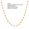 Wholesale Women's Stainless Steel Heartshaped 18K Goldplated Pendant Necklace With Irregular Chain Light Luxury Style
