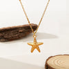 Wholesale Women's Stainless Steel Heartshaped Pendant Necklace With 18K Gold Plating