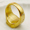Wholesale Women's Stainless Steel Inlaid Geometric Square Ring