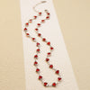 Wholesale Women's Stainless Steel Inlaid Rhinestone Heart Drop Bell Necklace And Bracelet Set