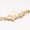 Wholesale Women's Stainless Steel Insect Butterfly Mori Animal Style Electroplated Bracelet
