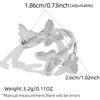 Wholesale Women's Stainless Steel Insectshaped Open Rings With Pvd Furnace Vacuum Real Gold Plating And Ins Style