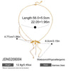Wholesale Women's Stainless Steel Jewelry Necklace With Peace Dove Tassel Heart Shape Animal Zodiac Pattern Electroplated Design