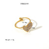 Wholesale Women's Stainless Steel Jewelry Set With Love Pattern Necklace Ring And Earrings Vacuum Real Gold Electroplated In Pvd Furnace