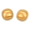 Wholesale Women's Stainless Steel 18K Electroplated Geometric Earrings Fashion Style Brushed Metal Finish