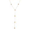 Wholesale Women's Stainless Steel 18K Electroplated Geometric Pattern Yshaped Doublelayer Star Necklace