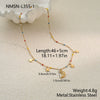 Wholesale Women's Stainless Steel 18K Electroplated Geometric Star Pendant Necklace