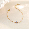 Wholesale Women's Stainless Steel 18K Electroplated Geometric Style Bracelet Jewelry