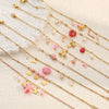 Wholesale Women's Stainless Steel 18K Electroplated Geometric Style Bracelet Jewelry