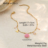 Wholesale Women's Stainless Steel 18K Electroplated Geometric Style Bracelet Jewelry