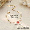 Wholesale Women's Stainless Steel 18K Electroplated Geometric Style Bracelet Jewelry