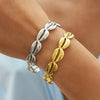 Wholesale Women's Stainless Steel 18K Electroplated Oceanthemed Shell Bracelet With Instagram Style