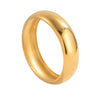 Wholesale Women's Stainless Steel 18K Electroplated Wide Smooth Bracelet Light Luxury Fashion Jewelry