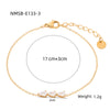 Wholesale Women's Stainless Steel 18K Gold Electroplated Heart Shape Bracelet Jewelry
