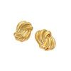 Wholesale Women's Stainless Steel 18K Gold Plated Geometric Earrings Fashionable Cold Style