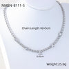 Wholesale Women's Stainless Steel 18K Gold Plated Geometric Heart Pendant Necklace
