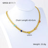 Wholesale Women's Stainless Steel 18K Gold Plated Geometric Heart Pendant Necklace