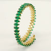 Wholesale Women's 316L Stainless Steel 18K Gold Vacuum Plated Geometric Diamond Bracelet