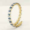 Wholesale Women's 316L Stainless Steel 18K Gold Vacuum Plated Geometric Diamond Bracelet