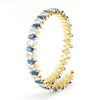 Wholesale Women's 316L Stainless Steel 18K Gold Vacuum Plated Geometric Diamond Bracelet