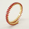Wholesale Women's 316L Stainless Steel 18K Gold Vacuum Plated Geometric Diamond Bracelet