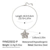 Wholesale Women's Stainless Steel 18K Real Gold Plated Flower Pendant Necklace With Snake Chain French Retro Texture