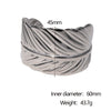 Wholesale Women's Stainless Steel Leaf Bracelet With 18K Gold Electroplating