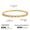Wholesale Women's Stainless Steel Love Bracelet With Geometric Shape Electroplated Light Luxury High End Sense