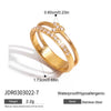 Wholesale Women's Stainless Steel Love Bracelet With Geometric Shape Electroplated Light Luxury High End Sense