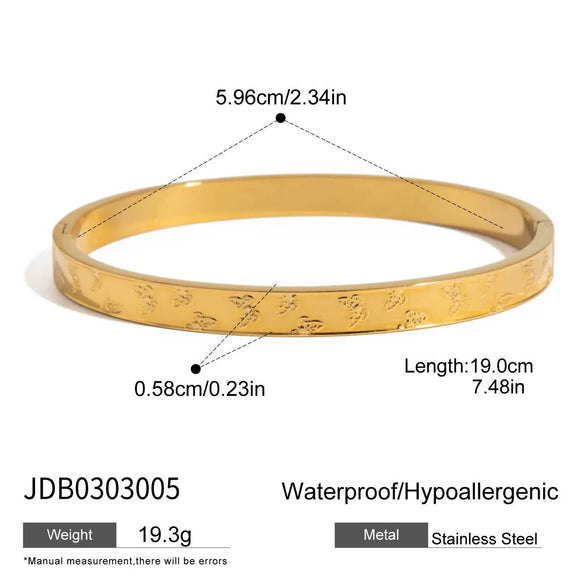 Wholesale Women's Stainless Steel Love Bracelet With Geometric Shape Electroplated Light Luxury High End Sense