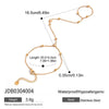 Wholesale Women's Stainless Steel Love Bracelet With Geometric Shape Electroplated Light Luxury High End Sense