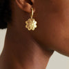 Wholesale Women's Stainless Steel Love Four Leaf Clover Earrings Jewelry With Geometric Pattern And Electroplating Treatment