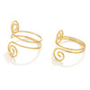 Wholesale Women's Stainless Steel Multi Layer Irregular Geometric Ring Electroplated With 18K Gold