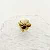 Wholesale Women's Stainless Steel Multipetal Flower Open Ring With Weaving Design