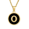 Wholesale Women's Stainless Steel Natural Shell Letter Necklace With Oil Dripping Titanium Steel Pendant And Electroplated 18K Gold