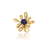 Wholesale Women's Stainless Steel Open Ring Irregular Petal Light Luxury Electroplated