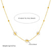 Wholesale Women's Stainless Steel Plants And Flowers Pattern Electroplated Jewelry Set Earrings Necklace Bracelet