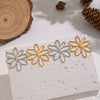 Wholesale Women's Stainless Steel Pvd Furnace Vacuum Real Gold Plated Exaggerated Stylish Oversized Flower Earrings