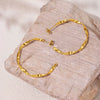 Wholesale Women's Stainless Steel Pvd Plated Geometric C Shaped And U Shaped Fashion Earrings