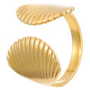 Wholesale Women's Stainless Steel Ring With Starfish Leaf Animal And Zodiac Patterns Electroplated