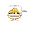 Wholesale Women's Stainless Steel Ring With Sunflower Bow And Star Design And Electroplating Treatment