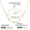 Wholesale Women's Stainless Steel Round Beads Necklace With Electroplating Design Classic Fashion