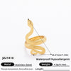 Wholesale Women's Stainless Steel Snakeshaped Animal Zodiac Ring With 18K Colorpreserving Electroplating