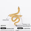 Wholesale Women's Stainless Steel Snakeshaped Animal Zodiac Ring With 18K Colorpreserving Electroplating