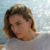 Wholesale Women's Stainless Steel Starfish Pendant Earrings With Electroplating And Geometric Design