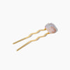 Wholesale Women's Stainless Steel Ushaped Handmade Geometric Pearl Hairpin