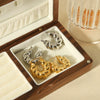 Wholesale Women's Stainless Steel Ushaped Twisted French Retro Electroplated Earrings